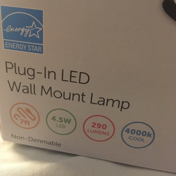 Lamp plug in led wall mount lamp - Picture 4 of 5